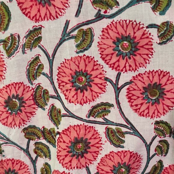 The August Co. NWT Women's 3XL Sleeveless Red Poppy Print Sundress Tie Waist - Picture 2 of 9